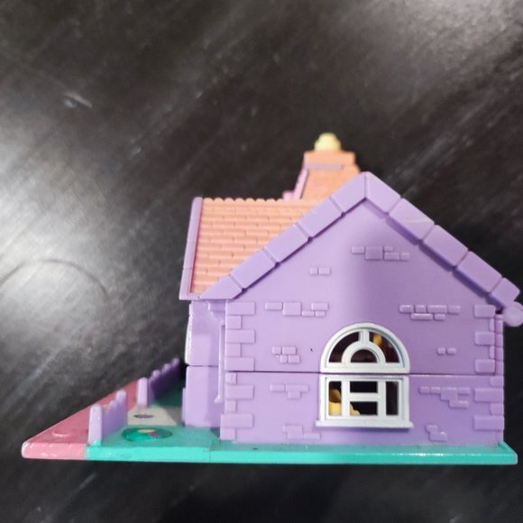 Rare vintage 1993 Bluebird Polly Pocket Wedding Chapel Pollyville No figures - Picture 3 of 9